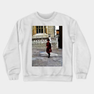 London. Tower of London, a Beefeater. Great Britain 2009 Crewneck Sweatshirt